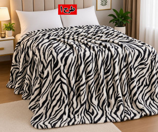 پتو ژلهای وارداتی دو نفره طرح پوستی ابعاد ۲۲۰ در ۲ (مدل سوپر سافت